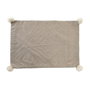 DKD Home Decor Funda Cojín Algodón Gris 60x40x1 cm