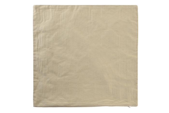 DKD Home Decor Funda Cojín Beige 1 x 50 x 50 cm Algodón y Poliéster con Cremallera Oculta DKD Home Decor Funda Cojín Beige 1 x 50 x 50 cm Algodón y Poliéster con Cremallera Oculta