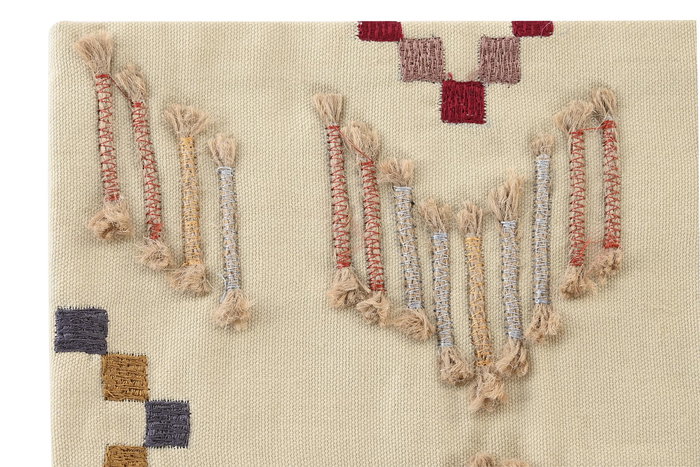 DKD Home Decor Funda Cojín Beige 1 x 50 x 50 cm Algodón y Poliéster con Cremallera Oculta DKD Home Decor Funda Cojín Beige 1 x 50 x 50 cm Algodón y Poliéster con Cremallera Oculta