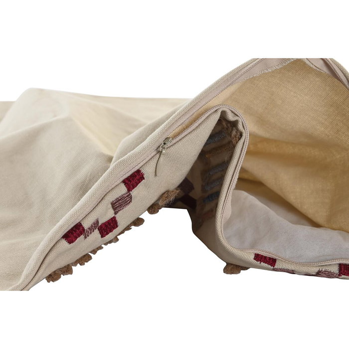 DKD Home Decor Funda Cojín Algodón 50x50x1 cm Beige DKD Home Decor Funda Cojín Algodón 50x50x1 cm Beige