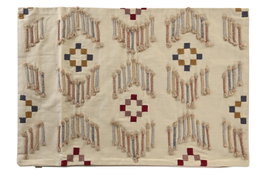 DKD Home Decor Funda Cojín Beige Poliéster Algodón 40 x 60 cm Cierre Cremallera Oculta