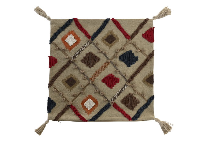 DKD Home Decor Funda Cojin Multicolor Algodon 50 x 50 cm DKD Home Decor Funda Cojin Multicolor Algodon 50 x 50 cm