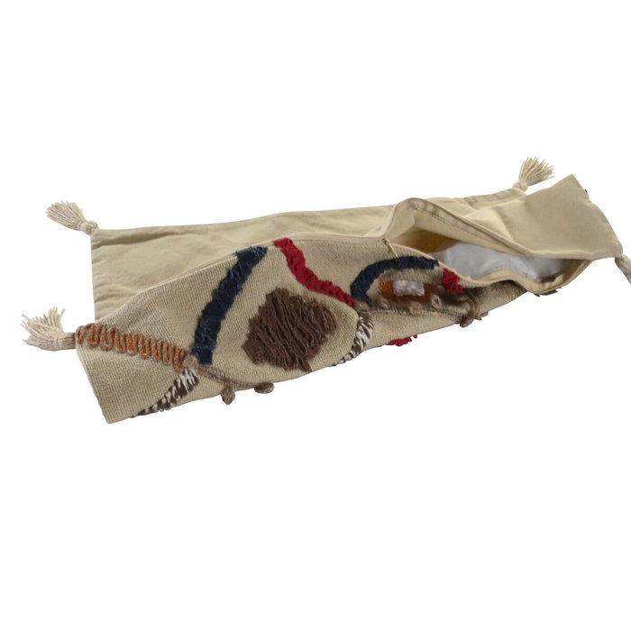 DKD Home Decor Funda Cojín Algodón 60x40x1 Flecos Multicolor DKD Home Decor Funda Cojín Algodón 60x40x1 Flecos Multicolor