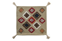 DKD Home Decor Funda Cojin Multicolor Algodon 50 x 50 cm
