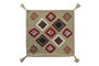 DKD Home Decor Funda Cojín Algodón 50x50 cm Multicolor con Flecos