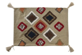 DKD Home Decor Funda Cojin Multicolor Algodon 40 x 60 cm
