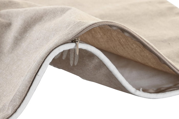 DKD Home Decor Funda Cojin 1 x 50 x 50 cm Marron Hojas Algodon Polyester DKD Home Decor Funda Cojin 1 x 50 x 50 cm Marron Hojas Algodon Polyester