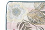 DKD Home Decor Funda Cojin Tropical Verde Rosa 50x50 cm Algodon Polyester