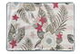 DKD Home Decor Funda Cojin 40 x 60 cm Verde Rosa Algodon Polyester Tropical
