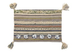 DKD Home Decor Funda Cojin Multicolor Algodon 40 x 60 cm