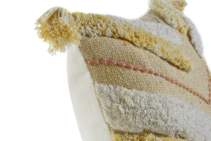 DKD Home Decor Funda Cojin Amarillo 1 x 50 x 50 cm DKD Home Decor Funda Cojin Amarillo 1 x 50 x 50 cm