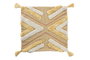 DKD Home Decor Funda Cojín Algodón 50x50x1 cm Amarillo