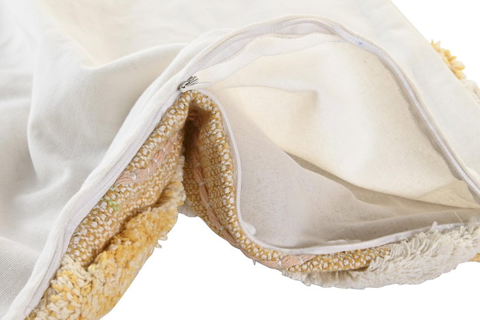 DKD Home Decor Funda Cojin Amarillo 1 x 50 x 50 cm DKD Home Decor Funda Cojin Amarillo 1 x 50 x 50 cm