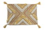 DKD Home Decor Funda Cojín Algodón Amarillo 60x40 cm