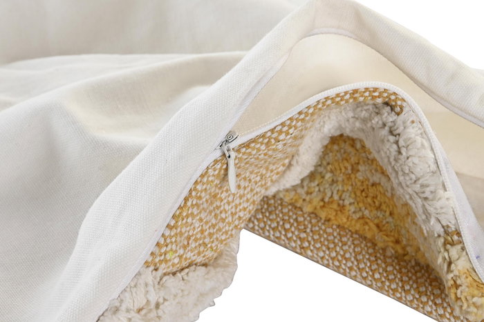 DKD Home Decor Funda Cojín Amarillo Poliéster y Algodón 40 x 60 cm DKD Home Decor Funda Cojín Amarillo Poliéster y Algodón 40 x 60 cm