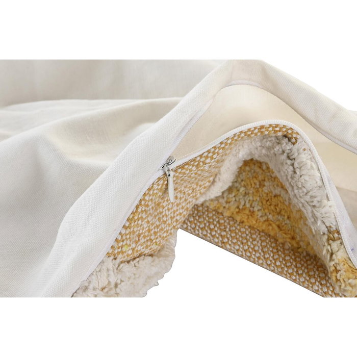 DKD Home Decor Funda Cojín Algodón Amarillo 60x40 cm DKD Home Decor Funda Cojín Algodón Amarillo 60x40 cm