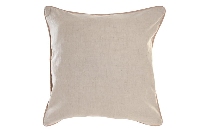 DKD Home Decor Funda Cojín Algodón Bordado Beige