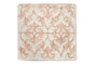 DKD Home Decor Funda Cojin Tradicional 1 x 50 x 50 cm Beige Rosa Algodon