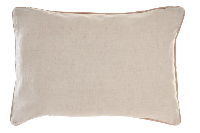 DKD Home Decor Funda Cojin Tradicional Beige Algodon Poliester 1 x 40 x 60 cm