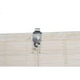 DKD Home Decor Estor de Bambú Barnizado Blanco 120x2x230 cm Enrollable