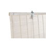 DKD Home Decor Estor de Bambú Barnizado Blanco 120x2x230 cm Enrollable