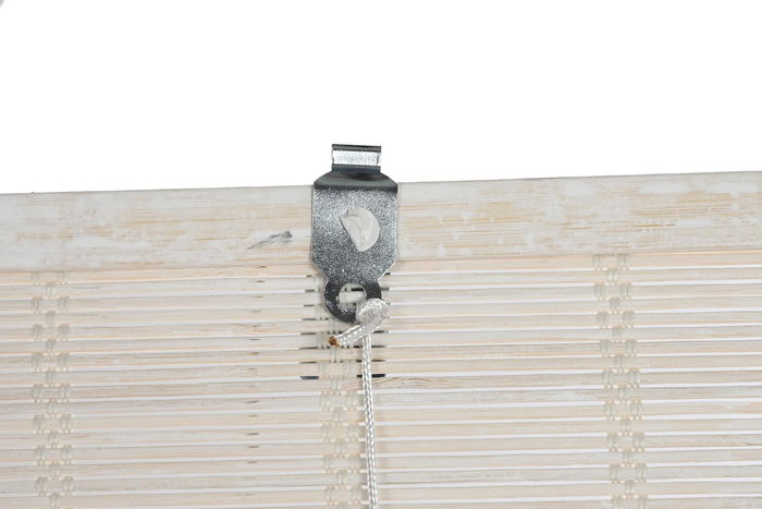 DKD Home Decor Estor Oriental Enrollable para Puerta Blanco Bambú/Poliéster 2 x 230 x 120 cm DKD Home Decor Estor Oriental Enrollable para Puerta Blanco Bambú/Poliéster 2 x 230 x 120 cm