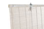 DKD Home Decor Estor Oriental Enrollable para Puerta Blanco Bambú/Poliéster 2 x 230 x 120 cm