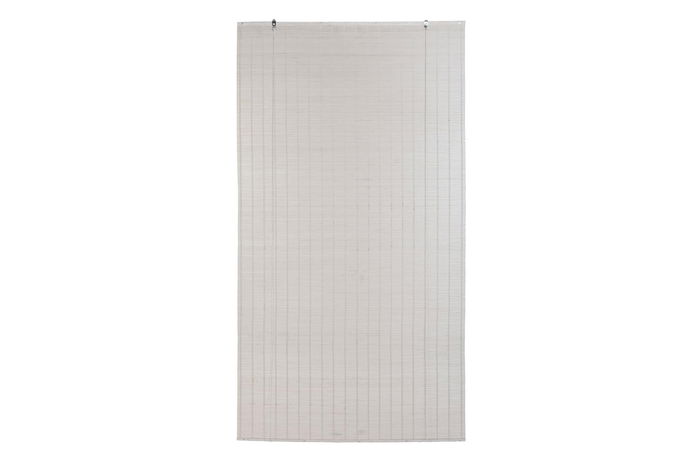 DKD Home Decor Estor Oriental Enrollable para Puerta Blanco Bambú/Poliéster 2 x 230 x 120 cm DKD Home Decor Estor Oriental Enrollable para Puerta Blanco Bambú/Poliéster 2 x 230 x 120 cm