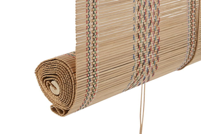 DKD Home Decor Estor Tropical Multicolor 2 x 230 x 120 cm Enrollable para Puerta