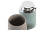 DKD Home Decor Dosificador Urban Beige Verde Menta Dolomita ABS 9 x 14.5 x 9 cm (2 Unidades)
