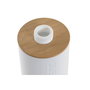 DKD Home Decor Dosificador PP Bambú Blanco y Natural 7x9x15,5 cm