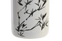 DKD Home Decor Vaso Oriental Blanco Negro Gres 7.6 x 11 x 7.6 cm