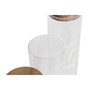 DKD Home Decor Set de 3 Botes de Borosilicato 1,8L con Letras