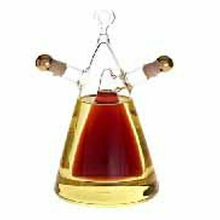 DKD Home Decor Aceitera Vinagrera de Borosilicato 300 ml