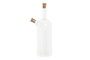 DKD Home Decor Aceitera Vinagrera Basicos de Borosilicato y Corcho Transparente 500 ml (6.5 x 21.5 x 9 cm)