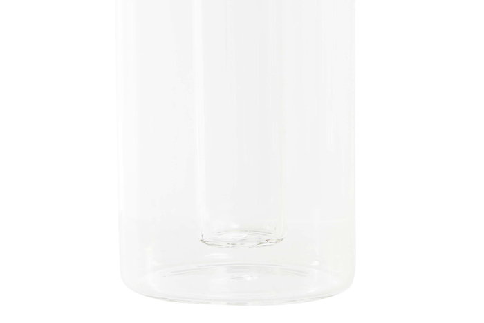 DKD Home Decor Aceitera Vinagrera Basicos de Borosilicato y Corcho Transparente 500 ml (6.5 x 21.5 x 9 cm)
