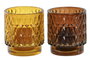 DKD Home Decor Set de 4 Velas de Cera de Parafina 36 g, Surtido de 2