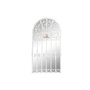 DKD Home Decor Espejo de Metal Diseño Ventana Envejecido Blanco 55x3x103,5 cm