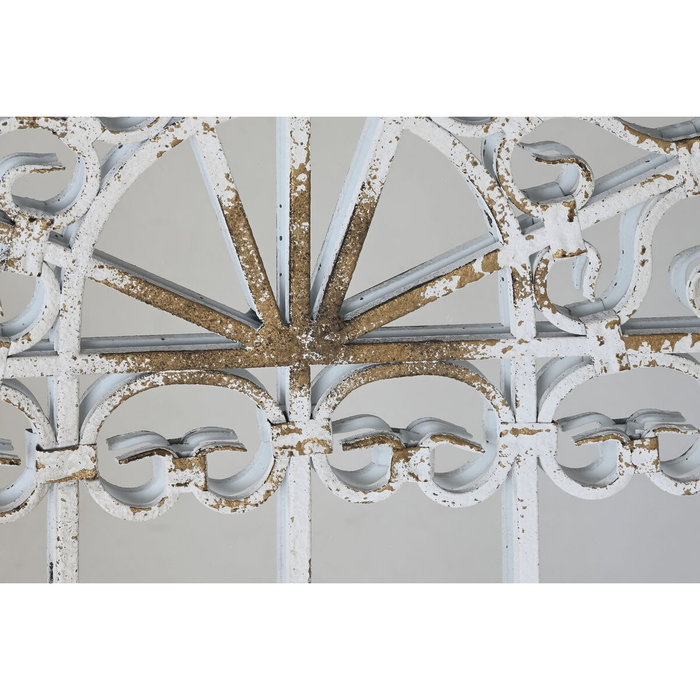 DKD Home Decor Espejo de Metal Diseño Ventana Envejecido Blanco 55x3x103,5 cm DKD Home Decor Espejo de Metal Diseño Ventana Envejecido Blanco 55x3x103,5 cm