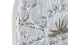 DKD Home Decor Espejo Neoclasico Blanco Metal Ventana 55 x 103.5 x 3 cm