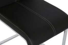 DKD Home Decor Silla Moderno Negro 45 x 102 x 59 cm