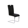 DKD Home Decor Silla de Metal y PU Negro