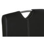DKD Home Decor Silla de Metal y PU Negro