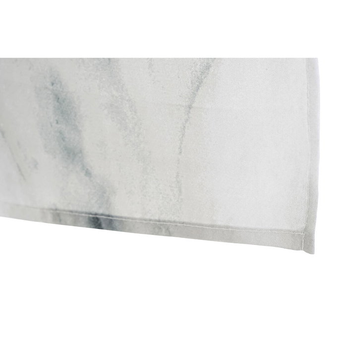 DKD Home Decor Cortina de Poliéster BAÑO MARMOL 180x180 cm