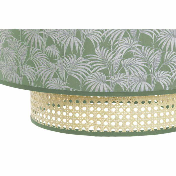 DKD Home Decor Lámpara de Techo de Poliéster Palmeras Verde
