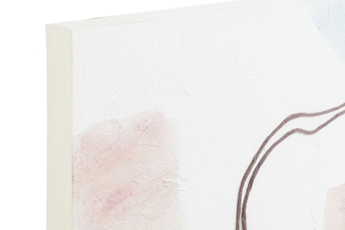 DKD Home Decor Cuadro Moderno Multicolor Blanco 3.7 x 100 x 80 cm (3 Unidades)