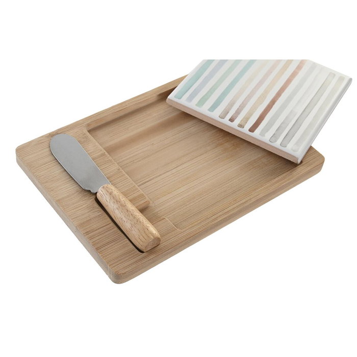 DKD Home Decor Set de 3 Tablas para Aperitivo Bambú y Gres Casablanca 2022 DKD Home Decor Set de 3 Tablas para Aperitivo Bambú y Gres Casablanca 2022