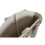 DKD Home Decor Bolso Mediterraneo Naranja Marron 10 x 66 x 41 cm (2 Unidades) Seagrass Etno Hecho a mano