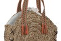 DKD Home Decor Bolso Seagrass Étnico Naranja y Marrón (Pack de 2) Unitarios