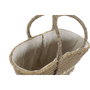 DKD Home Decor Bolso de Seagrass y Yute con Conchas Natural